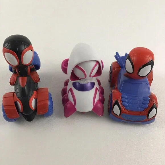 Marvel Spidey & His Amazing Friends Web Squad Racers Miles Morales Ghost Spider - Picture 6 of 6